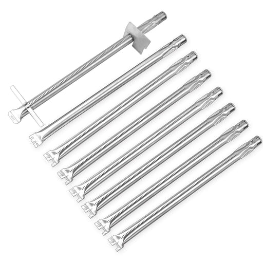 BTCDR 67558 Burner Tubes Replacement Parts for Weber Summit 660 670 Gas Grill Models, 8 Pack Pipe Grill Burner Tubes, Stainless Steel - Grill Parts America