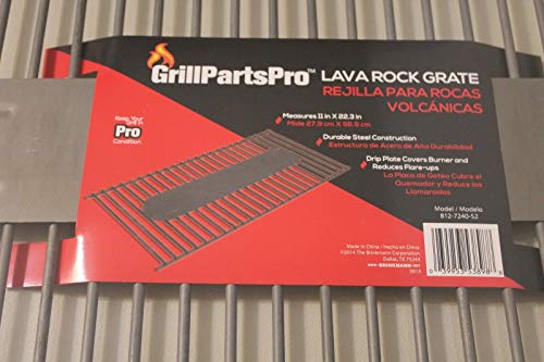 Brinkmann Gas Grill Steel Lava Rock Charcoal Grate W Drip 11 X 22.3 Inch - Grill Parts America