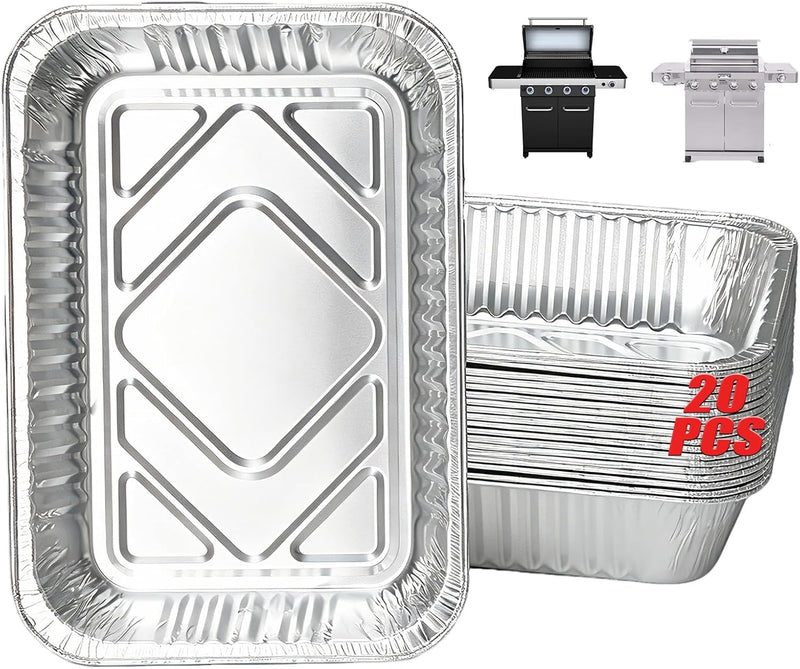 20 Pack Drip Pans Liners for Most Monument Grills 24367 13762 Accessories