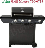 Grill Master Replacement Parts for 720-0737, 720-0769 Models - Heat Plate, Burner Shield & Flame Deflectors