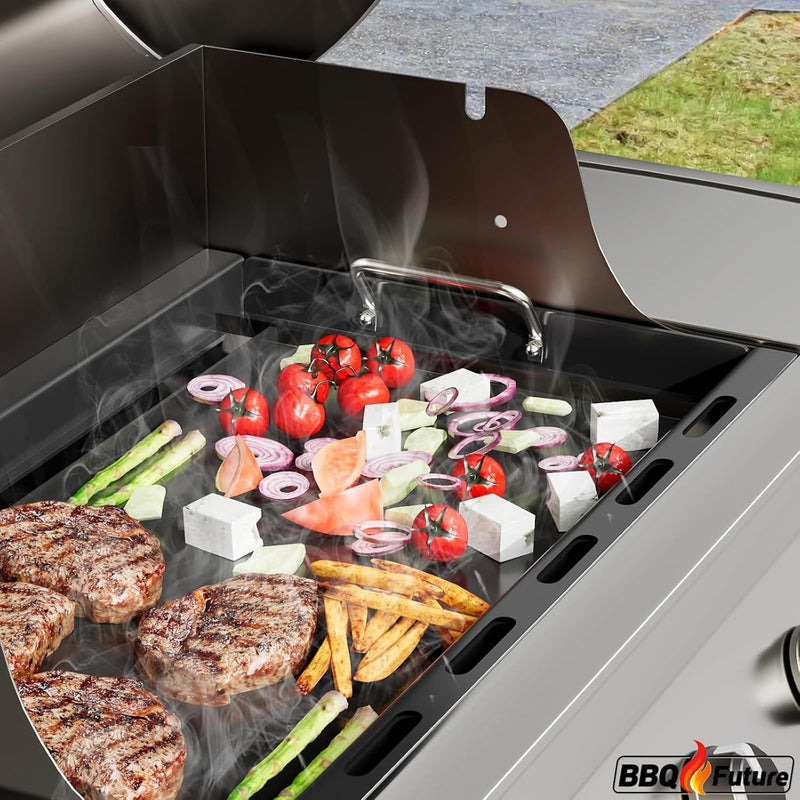 Full Size Griddle Insert with Spatula Set for Home Depot Nexgrill 5 Burner