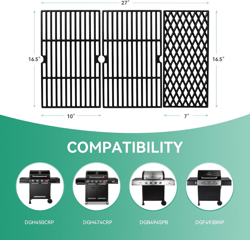 DGH450CRP Cooking Grates Grill Replacement Parts for Dynaglo 4-Burner