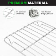 1 Pack Grill Grate Replacement, Steel Grill Grates for BBQ Parts [3.74 Inch]