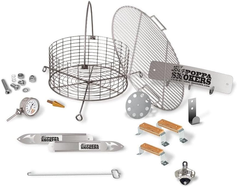 Big Poppa’S DIY Drum Smoker Kit – BBQ Smoker System for 55 Gallon Drums