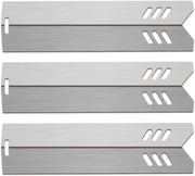 14 3/16” Grill Heat Plates Shield Heat Tent Burner Cover BBQ Gas Grill Replacement Parts for Uniflame GBC1134WRS, GBC1134W, Backyard BY14-101-001-05, BY16-101-002-06, GBC1690W, GBC1690W-C, 3Pcs