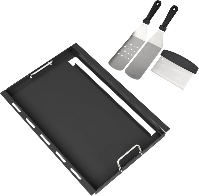 Full Size Griddle Insert with Spatula Set for Home Depot Nexgrill 5 Burner