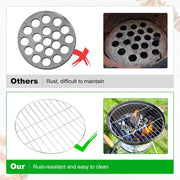 1 Pack Grill Grate Replacement, Steel Grill Grates for BBQ Parts [13.39 Inch]