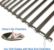7Mm 1 Pack Bull BBQ Lion Premium BBQ Grill Grate Replacement Parts for 65073 L60000 L75000 L90000, Bull 16517 BBQ Angus, Brahma, Lonstar Select, Outlaw Steer Premium, Lonestar Select, 7 Burner Premium