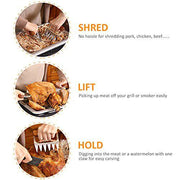 Metal Meat Claws, 1Easylife 18/8 Stainless Steel Meat Forks with Wooden Handle - Grill Parts America