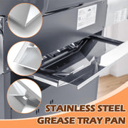Grease Tray Replacement for Napoleon Legend LEX 485 485RSIB Series Grill Replacement Parts, Grill BBQ Drip Pan Tray for Napoleon N010-0501-M01 N010-0501-M05 Grill Grease Catcher Accessories