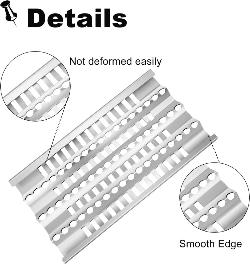 18” Grill Heat Plates Shield Grill Burners Radiant Tray for DCS Grills 27DBQR, DCS 36 BGB36-BQARL, 48 BGB48-BQARL, 30 BGB30-BQR-L, Dynamic Cooking Systems Gas Grill Replacement Parts