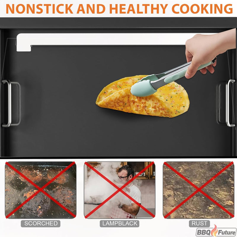 Full Size Griddle Insert with Spatula Set for Home Depot Nexgrill 5 Burner
