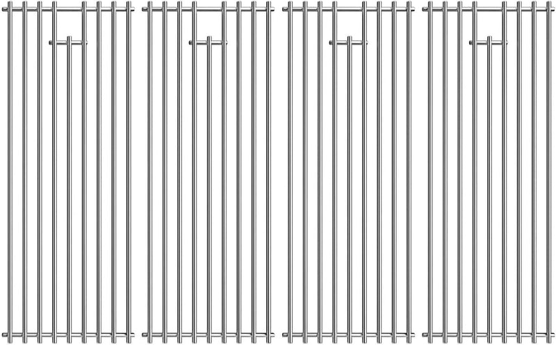 4 Pack Bull BBQ Grill Grate Replacement Parts for Bull 18248 LP, 18249 NG, LP 47628, NG 47629, 57569 NG, 57568 LP, LP 62648, NG 62649 Grill, 19 1/4" X 30"
