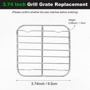 1 Pack Grill Grate Replacement, Steel Grill Grates for BBQ Parts [3.74 Inch]