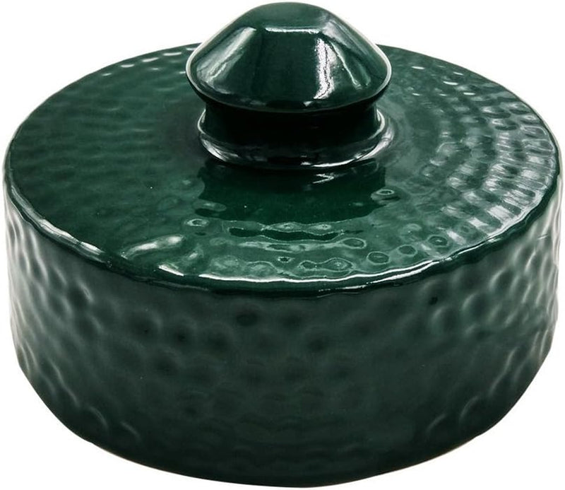 Ceramic Grill Top Compatible with Medium Large and Xlarge Big Green Egg,Dual Function Ceramic Grill Top Cap,Kamado Accessories Charcoal Grill Top Parts Replacement for Easy Grasp and Anti-Hot