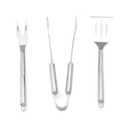Amazon Basics 4-Piece Stainless Steel Barbeque Grilling Tool Set with Carry Bag - Grill Parts America