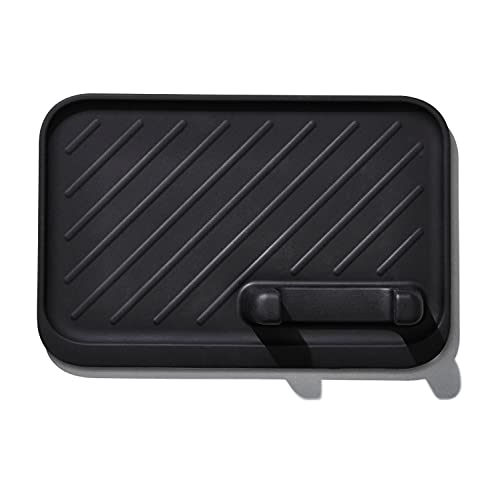 OXO Good Grips Grilling, 3pc Set - Tongs, Turner and Tool Rest, Black - Grill Parts America