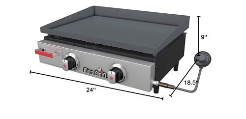 Char-Broil Convective 2-Burner Table Top Propane Gas Griddle - 463614023 - Grill Parts America