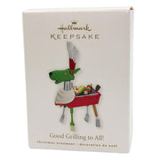 Hallmark Keepsake Ornament Good Grilling to All 2010 - Grill Parts America