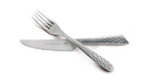 Weber Deluxe Cutlery Set - Serrated Stainless Steel Fork and Knife Set - Weber Barbecue Accessories - 12 Pieces - Silver (17845) - Grill Parts America