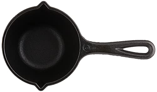 Lodge Cast Iron Silicone Brush Melting Pot, 15.2 oz, Black (Packaging may vary) - Grill Parts America