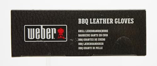 Weber Leather Glove, Black - Grill Parts America