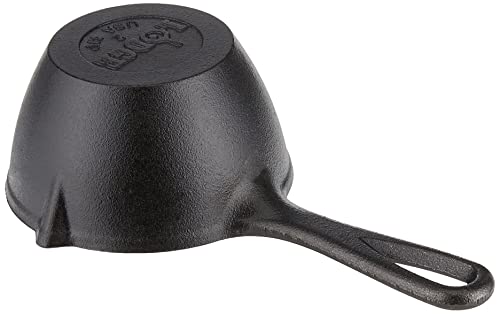 Lodge Cast Iron Silicone Brush Melting Pot, 15.2 oz, Black (Packaging may vary) - Grill Parts America