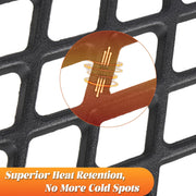 Grill Grates for Traeger Ironwood 885 Pro 780 Cooking Grate Cast Iron Grid Rack BBQ Replacement Parts HDW443 HDW436 KIT0451 Wood Pellet Smoker Accessories