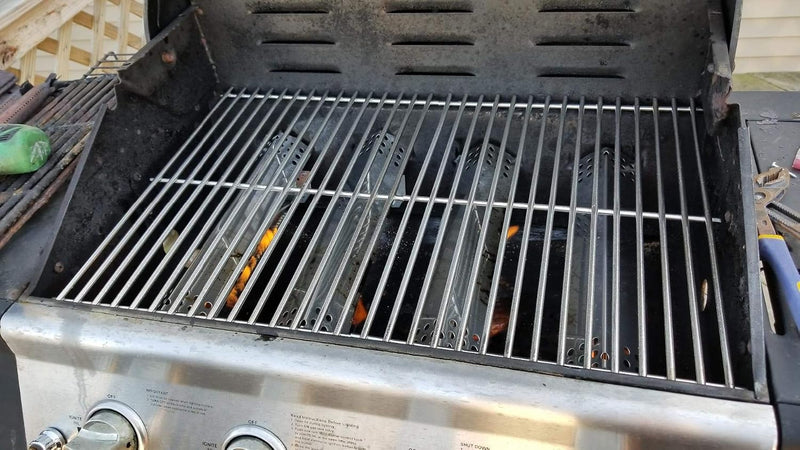 Grill Master Replacement Parts for 720-0737, 720-0769 Models - Heat Plate, Burner Shield & Flame Deflectors