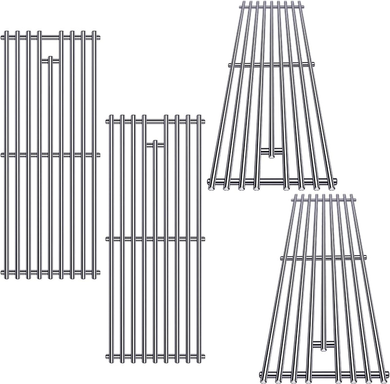 9MM 16517 Grill Grates Replacement for Bull Grill Replacement Parts, BBQ Bull Angus 4 Burner 47628 47629, Steer Premium 69008, Lonestar 87049, Bull Outlaw 26038 26039, Stainless Steel Grids