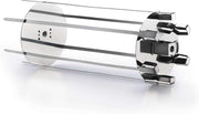Napoleon Rotisserie Shish-Kebab Skewer Set - Fits Most Spit Rods, 6 Skewers, 2 Rotisserie Plates, Does Not Include Rotisserie