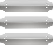 Stainless Steel Grill Heat Plate Shield Burner Cover Heat Tent Flame Tamer, BBQ Gas Grill Replacement Parts for Dyna-Glo 3 Burner Open Cart Propane DGC310CNP-D, DGC310BNP-D, 13 7/10 × 3 1/5”