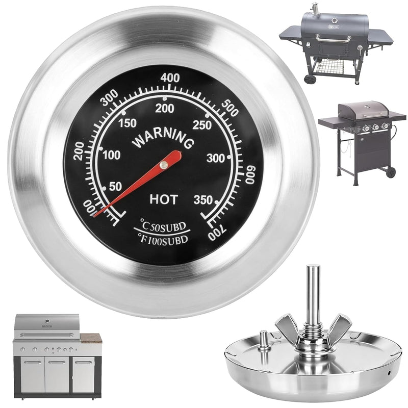 3" Temp Gauge for Dyna Glo,Master Forge,Cuisinart,Stok,Uniflame,Backyard