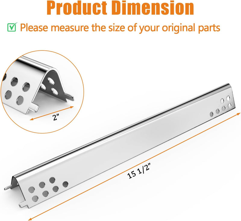 Heat Plates & Cooking Grates for Charbroil Tru-Infrared 2 Burner