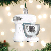 Old World Christmas White Mixer Ornament, Multi - Grill Parts America