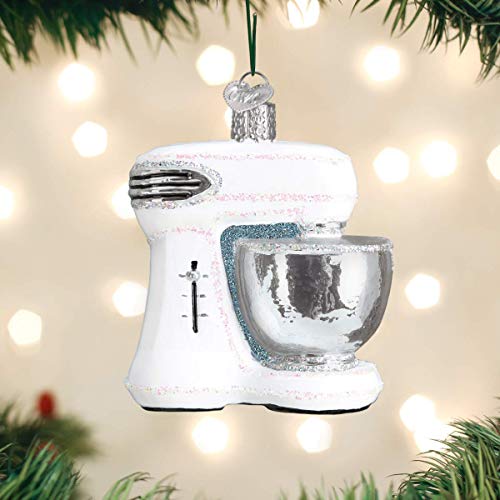 Old World Christmas White Mixer Ornament, Multi - Grill Parts America