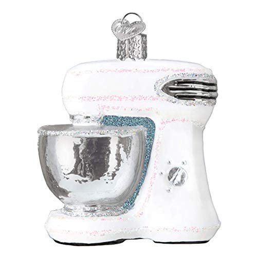 Old World Christmas White Mixer Ornament, Multi - Grill Parts America