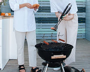 GUTE Hot Dog Roaster Stainless Steel Three Man Stick Figure Griller Funny Barbeque BBQ Grilling Gifts, Dad Gifts, Men Novelty Hotdog - Great for Parties, Birthdays, Tailgates! - Grill Parts America