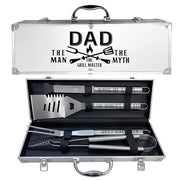 Dad Gifts from Daughter, Fathers Day Dad Gifts for Him Heavy Duty Grilling Accessories Kit for Backyard BBQ, Thick Stainless Steel Grill Utensils with Non-Slip Handle Tool for Man on Birthday - Grill Parts America