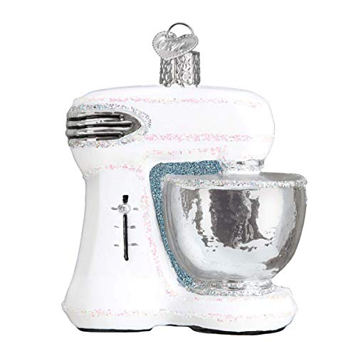 Old World Christmas White Mixer Ornament, Multi - Grill Parts America