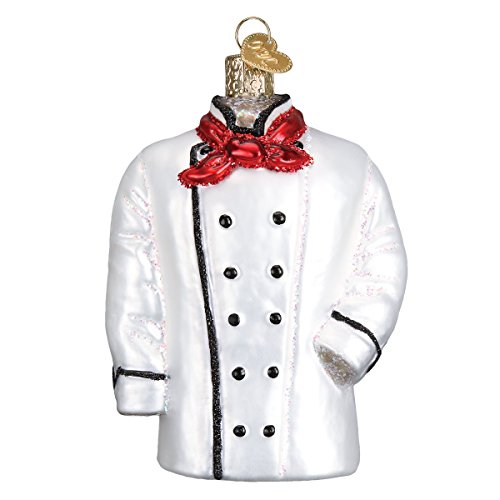 Old World Christmas Chef's Coat Glass Blown Ornament for Christmas Tree 4x4 - Grill Parts America
