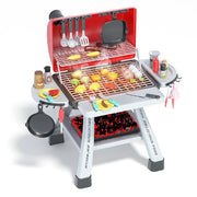 Blueyak Toddler BBQ Grill Playset - Kitchen Toy Set with Smoke Sound & Light, Toy Grill BBQ Playset for Kids with Pretend Play Food Toys in/Outdoor Interactive Toys BBQ Cooking Game for Girls Boys - Grill Parts America