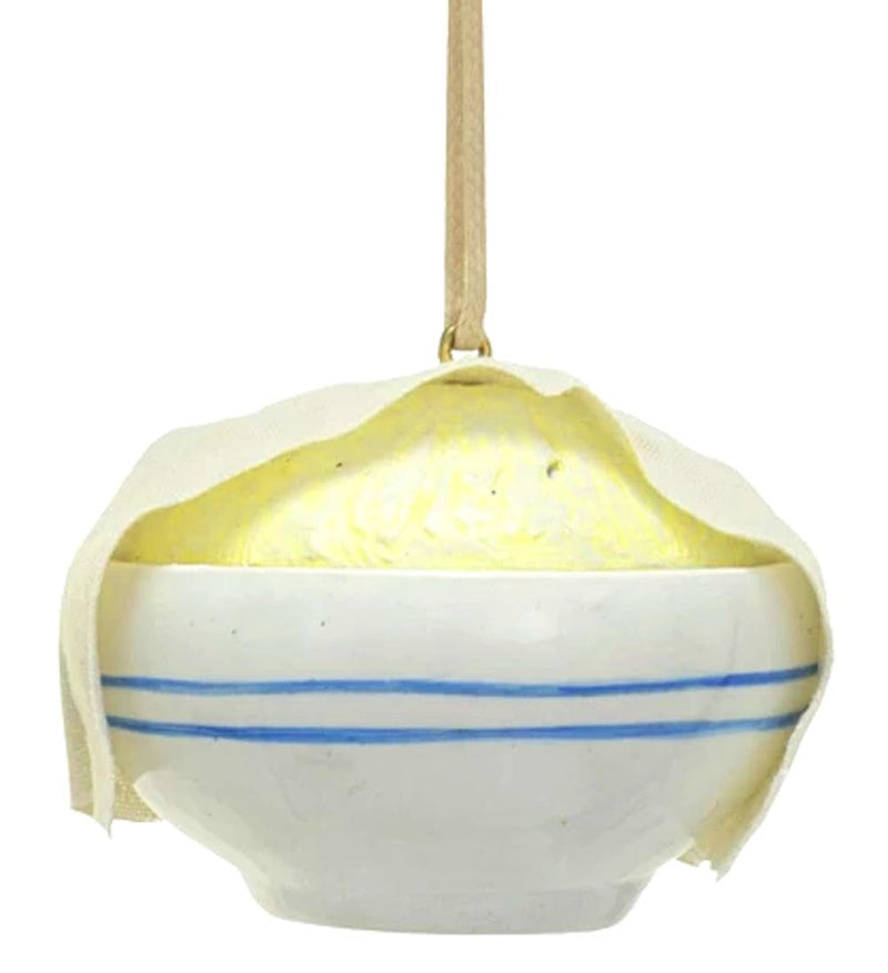 The Bridge Collection 2.25" Resin Sourdough in Proofing Bowl Bread Ornament - Rising Bread Hanging Christmas Ornament for Bakers - Kitchen Baking Ornament - Grill Parts America