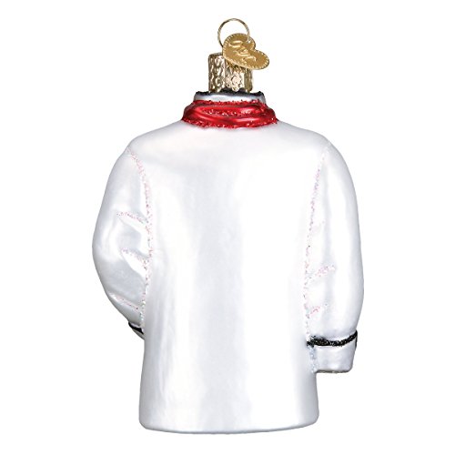 Old World Christmas Chef's Coat Glass Blown Ornament for Christmas Tree 4x4 - Grill Parts America
