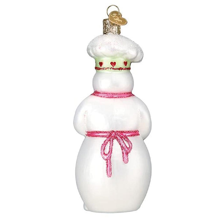 Old World Christmas Ornaments Snow Woman Chef Glass Blown Ornaments for Christmas Tree - Grill Parts America