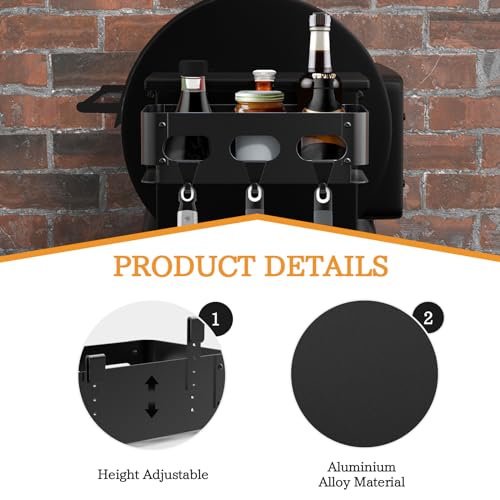 Storage Bin for Traeger Grills, Suit for Traeger ironwood 885, Pro series 34, Pro series 22, Pro D2 575, Pro 780, Ironwood 650, Z-grills, Pit boss - Grill Parts America