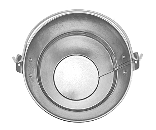 Grease Drip Bucket with12-Pack Disposable Foil Liner Kit Replacement Parts for Traeger Pitboss Oklahoma Joe's, Also Fits Most Wood Pellet Grill & Offset Smokers - Grill Parts America