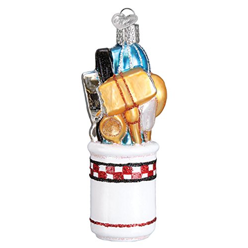 Old World Christmas Ornaments: Chef's Collection Glass Blown Ornaments for Christmas Tree, Utensils - Grill Parts America