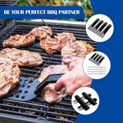 4 Pack Heat Plates for Monument 4-Burner, Porcelain Steel