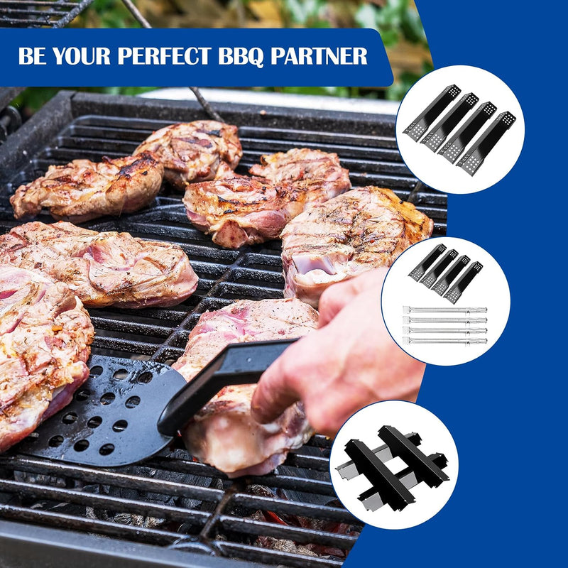 4 Pack Heat Plates for Monument 4-Burner, Porcelain Steel